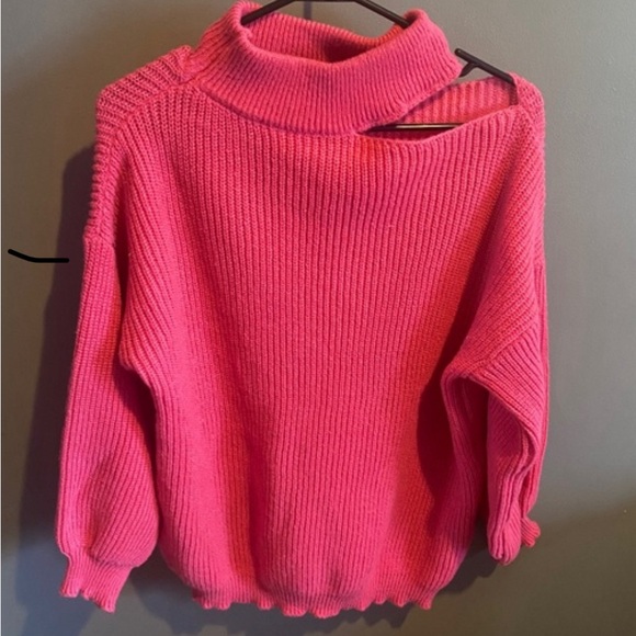 Pink Knitted Sweater - Picture 1 of 3
